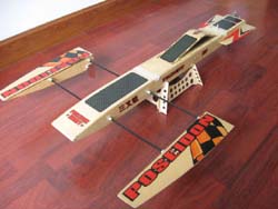 ARTR  31.6 RC EP Wooden Trident Outrigger Rc Boat  Hydroplane hydro Rigger