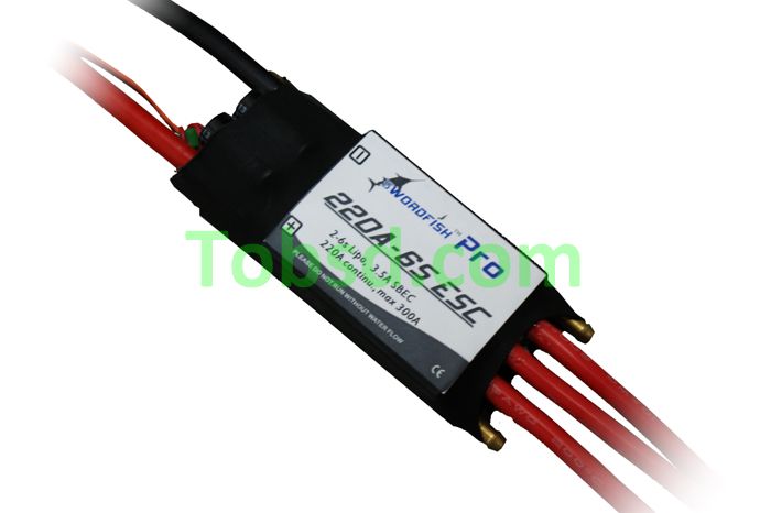 Swordfish 220A Water Cool Brushless Motor ESC for Boat with BEC